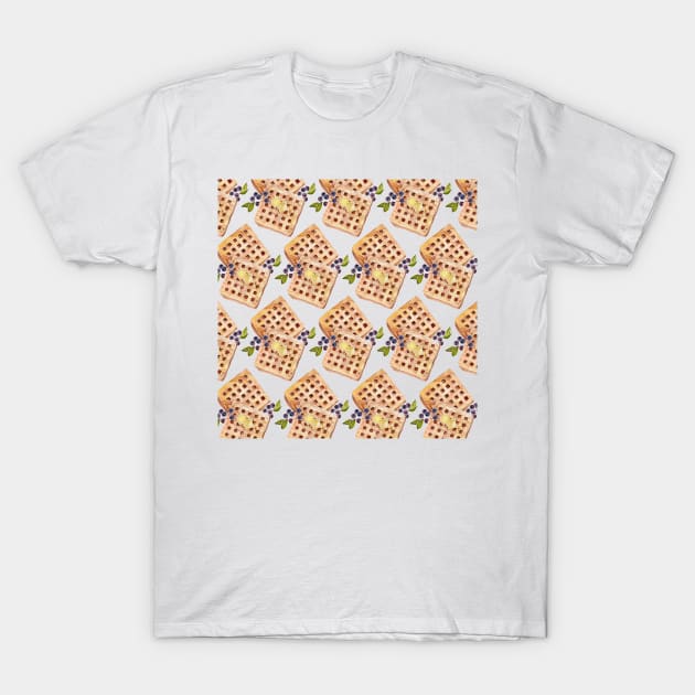 Waffles T-Shirt by CatCoq